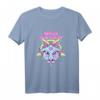 Satanic Goat Pastel Goth Pentagram T-Shirt – Gothic Mode mit Baphomet & Satanic Symbolen für Dark & Nu Goth Fans