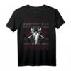 Merry Antichristmas Satan Claus Weihnachtspullover T-Shirt – Provokantes Anti-Weihnachten Shirt mit satanischen Symbolen, perfekt um Freunde zu schocken