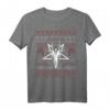 Merry Antichristmas Satan Claus Weihnachtspullover T-Shirt – Provokantes Anti-Weihnachten Shirt mit satanischen Symbolen, perfekt um Freunde zu schocken