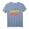 Vintage Retro Sunset 'Not Today Satan' Lustiges T-Shirt – Perfekt für Party, Geschenk & Alltag