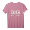 Not Today Satan - Gothic Pentagramm T-Shirt für Rock und Metal Fans, perfektes Geschenk für Gothic People & Partygänger