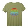 Hail Gay Satan Pentagramm T-Shirt – Bunte LGBTQ Farben, Goth Kleidung & Satanismus Geschenk für Schwule, Lesben & Paare