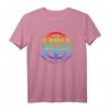 Hail Gay Satan Pentagramm T-Shirt – Bunte LGBTQ Farben, Goth Kleidung & Satanismus Geschenk für Schwule, Lesben & Paare