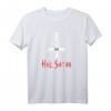 Satan 666 T-Shirt - Gothic, Okkult & Teufelsdesign mit umgedrehtem Kreuz, Perfekt für Satanisten und Dark-Magic-Fans