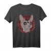 Death Metal Satanische Katze T-Shirt - Gothic, Okkultes, Dämonisches Design für Satan- und Hexen-Fans