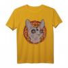 Death Metal Satanische Katze T-Shirt - Gothic, Okkultes, Dämonisches Design für Satan- und Hexen-Fans
