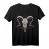 Gothic Steinbock Widder Gehörn Teufel Satan Blackcraft T-Shirt - Dunkle Magie, Hexerei und Tierkreiszeichen Design