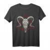 Gothic Steinbock Widder Gehörn Teufel Satan Blackcraft T-Shirt - Dunkle Magie, Hexerei und Tierkreiszeichen Design