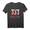 333 Half Evil T-Shirt mit Teufel-Motiv – Lustiges Halloween Satan 666 T-Shirt für Sarkastiker & Humorliebhaber