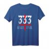 333 Half Evil T-Shirt mit Teufel-Motiv – Lustiges Halloween Satan 666 T-Shirt für Sarkastiker & Humorliebhaber