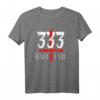333 Half Evil T-Shirt mit Teufel-Motiv – Lustiges Halloween Satan 666 T-Shirt für Sarkastiker & Humorliebhaber