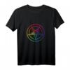 Regenbogen-Pentagramm Satanic Flag T-Shirt – Okkulte Magie, Humor & Satanismus Geschenk für Männer, Frauen & Kinder