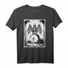 Fledermaus & Mond Gothic Halloween Satanisches Distressed T-Shirt – Dunkles Gothic-Design für Halloween & Gothic-Fans