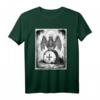Fledermaus & Mond Gothic Halloween Satanisches Distressed T-Shirt – Dunkles Gothic-Design für Halloween & Gothic-Fans