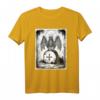 Fledermaus & Mond Gothic Halloween Satanisches Distressed T-Shirt – Dunkles Gothic-Design für Halloween & Gothic-Fans