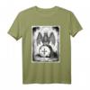 Fledermaus & Mond Gothic Halloween Satanisches Distressed T-Shirt – Dunkles Gothic-Design für Halloween & Gothic-Fans