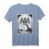 Fledermaus & Mond Gothic Halloween Satanisches Distressed T-Shirt – Dunkles Gothic-Design für Halloween & Gothic-Fans