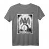 Fledermaus & Mond Gothic Halloween Satanisches Distressed T-Shirt – Dunkles Gothic-Design für Halloween & Gothic-Fans