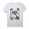 Fledermaus & Mond Gothic Halloween Satanisches Distressed T-Shirt – Dunkles Gothic-Design für Halloween & Gothic-Fans