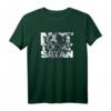 Nicht heute Satan T-Shirt – Totenkopf Design für Festivals, Raves & Proteste, ideal für Metal- und Party-Fans