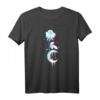 Moon Rose Vaporwave Witchcraft T-Shirt - Occult Gothic Wicca Hexen Geschenk für Gothic Fans und Hexerei Liebhaber