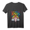 Today Not Jesus Satan Goat Satanic Rainbow T-Shirt - Inspirierende religiöse Geschenkidee für Christen, Pastoren & Kirchgang