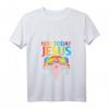 Today Not Jesus Satan Goat Satanic Rainbow T-Shirt - Inspirierende religiöse Geschenkidee für Christen, Pastoren & Kirchgang