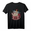 I Like My Coffee Like I Like My Magic - Dämonisches Gothic Halloween T-Shirt mit Lucifer, Teufelshörnern & Pentagramm für Horror, Emo & Gothic Fans