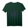 Damen Satanic Pentagramm Stern Baphomet T-Shirt - Violett Gothic Mode mit Satan-Design, ideal für Gothic- und Okkult-Liebhaber