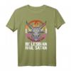 Be Lesbian Hagel Satan LGBT Flagge T-Shirt – Lustiges Gothic Pride Shirt für CSD und LGBTQ-Community