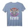 Be Lesbian Hagel Satan LGBT Flagge T-Shirt – Lustiges Gothic Pride Shirt für CSD und LGBTQ-Community
