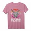 Be Lesbian Hagel Satan LGBT Flagge T-Shirt – Lustiges Gothic Pride Shirt für CSD und LGBTQ-Community