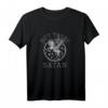 Retro Style 80s Unicorn Pegasus Not Today Satan T-Shirt - Lustiges Humor-Shirt gegen Satan, perfekt als Geschenk für Fans von Sarkasmus und Magie
