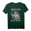 Worship Satan Respect Women T-Shirt – Gothic Look für Festivals & Satanisten mit Teufel-Design