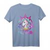 Einhorn Hagel Satan Rainbow T-Shirt für Herren und Frauen – Lustiges Festival, Halloween & Rave Shirt mit buntem Einhornmotiv