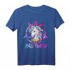 Einhorn Hagel Satan Rainbow T-Shirt für Herren und Frauen – Lustiges Festival, Halloween & Rave Shirt mit buntem Einhornmotiv