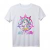Einhorn Hagel Satan Rainbow T-Shirt für Herren und Frauen – Lustiges Festival, Halloween & Rave Shirt mit buntem Einhornmotiv