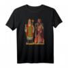 Vintage Saint Nick Santa Claus & Krampus T-Shirt - Humorvolles Weihnachtsdesign für festliche Anlässe