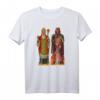 Vintage Saint Nick Santa Claus & Krampus T-Shirt - Humorvolles Weihnachtsdesign für festliche Anlässe