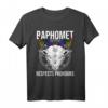 LGBTQ Baphomet Satan Teufel Respect Pronouns T-Shirt – Lustiges Gothic-Design für Pride, Verbündete & Satan Fans