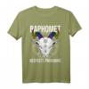 LGBTQ Baphomet Satan Teufel Respect Pronouns T-Shirt – Lustiges Gothic-Design für Pride, Verbündete & Satan Fans