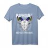 LGBTQ Baphomet Satan Teufel Respect Pronouns T-Shirt – Lustiges Gothic-Design für Pride, Verbündete & Satan Fans