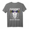 LGBTQ Baphomet Satan Teufel Respect Pronouns T-Shirt – Lustiges Gothic-Design für Pride, Verbündete & Satan Fans