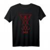 Rot satanisches Sigil der Lucifer – Satan Sigil T-Shirt mit Baphomet Symbolen für Magick, Halloween & Esoterik-Fans