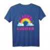 I Love Lucifer T-Shirt | Sarkastisches Regenbogen-Design für Satan-Fans & Humorliebhaber
