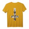 Baphomet Satan Okkult T-Shirt mit umgedrehtem Kreuz – Dunkle Magie, Satanismus & Black Metal Fans