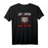 Pentagramm Waschbär T-Shirt - Eat Trash Hail Satan Raccoon für Gothic, Metal & Festival Fans