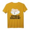 Offizielles lustiges Schlafshirt mit Schaf-Motiv – Perfekt für Langschläfer, Morgenmuffel & als Geschenk für Damen, Herren & Teenager