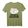 Offizielles lustiges Schlafshirt mit Schaf-Motiv – Perfekt für Langschläfer, Morgenmuffel & als Geschenk für Damen, Herren & Teenager