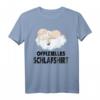 Offizielles lustiges Schlafshirt mit Schaf-Motiv – Perfekt für Langschläfer, Morgenmuffel & als Geschenk für Damen, Herren & Teenager